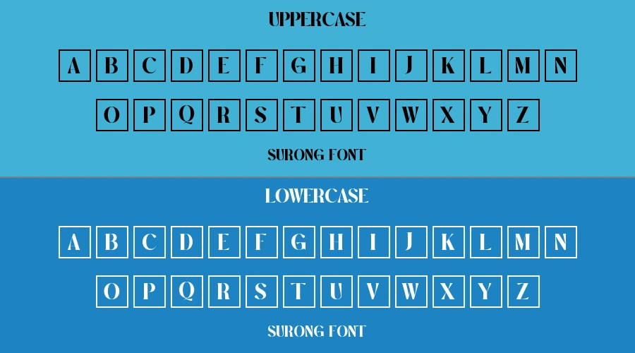 Surong Font Preview
