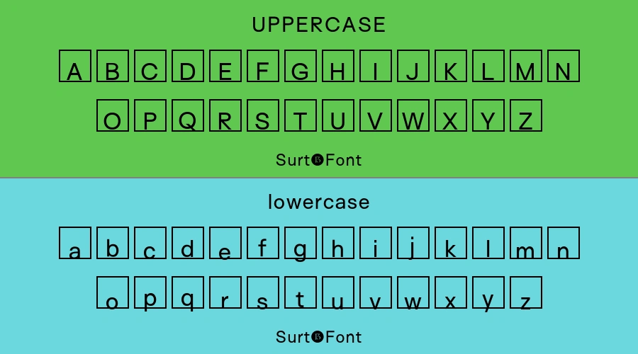 Surt Font Preview