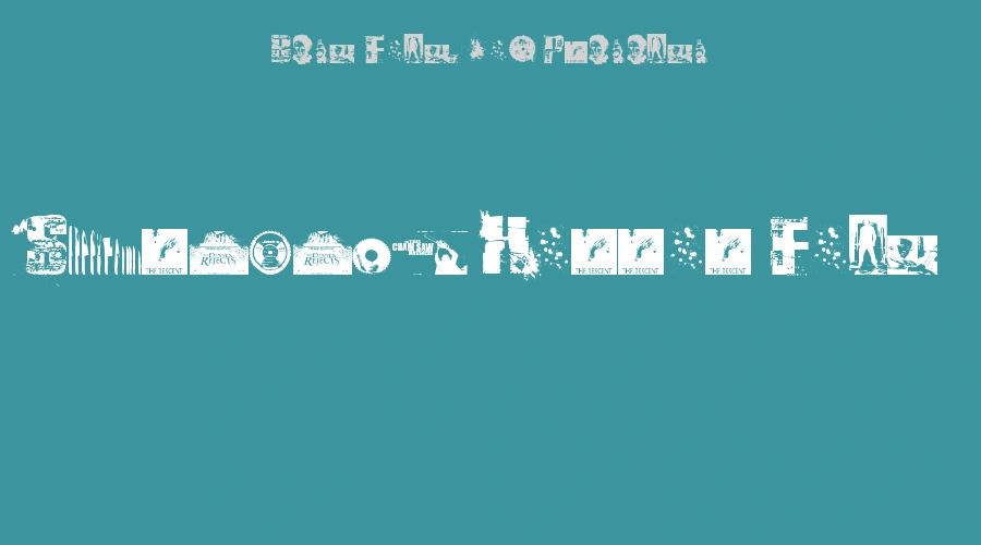 Survival Horror Font