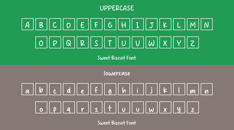 Sweet Biscuit Font Preview
