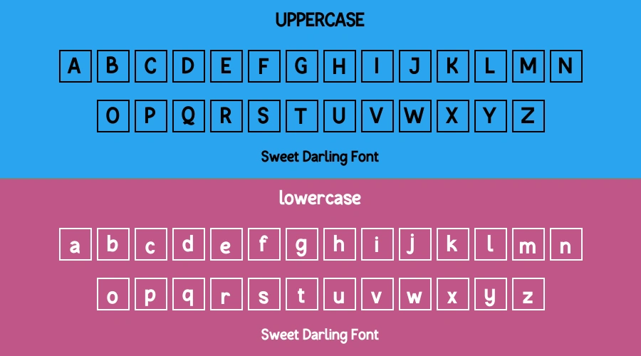 Sweet Darling Font Preview