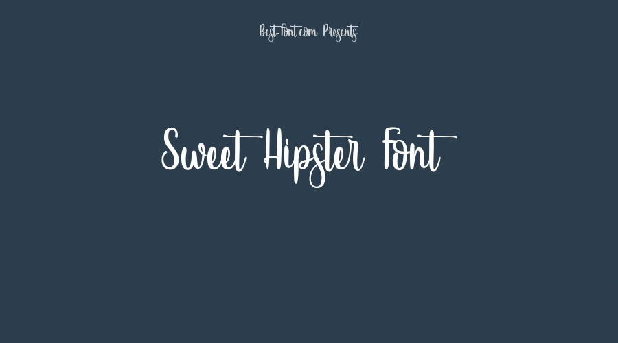 Sweet Hipster Font