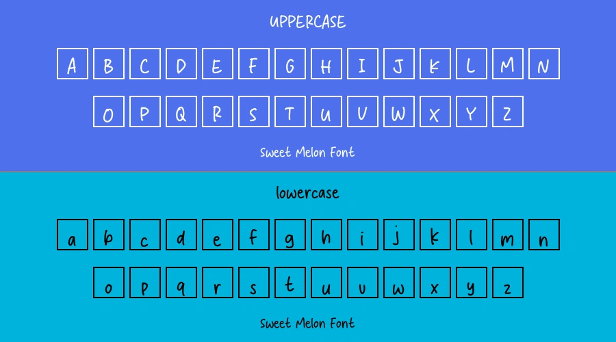 Sweet Melon Font Preview