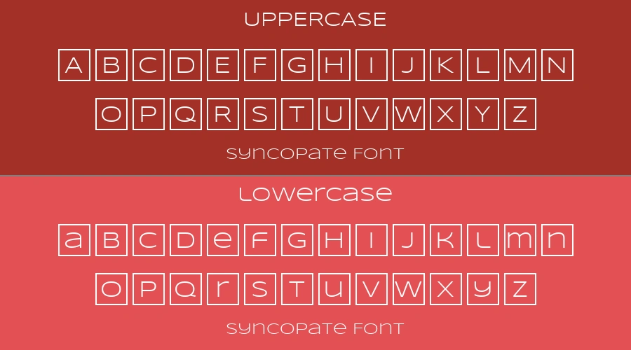 Syncopate Font Preview