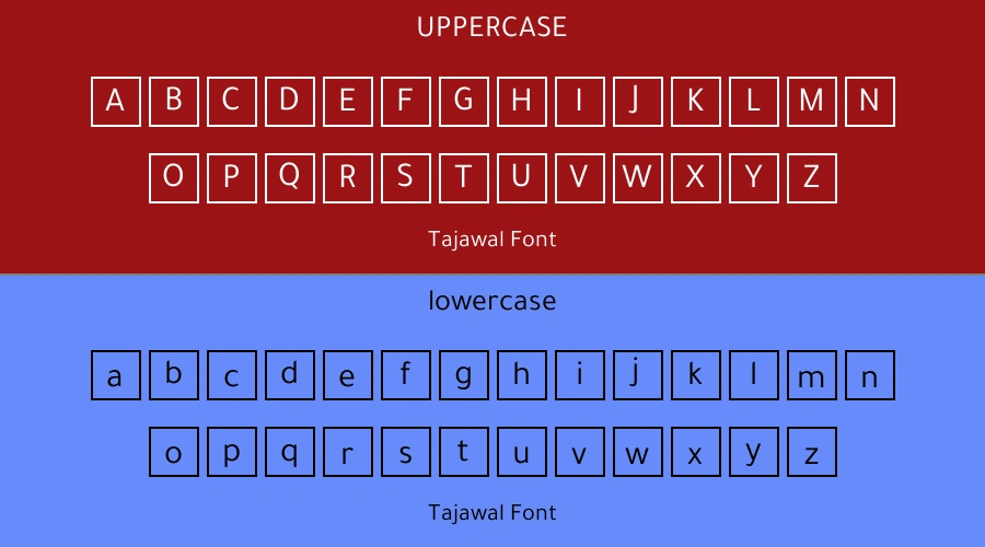 Tajawal Font Preview