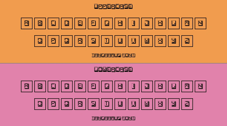 Tangramus Font Preview