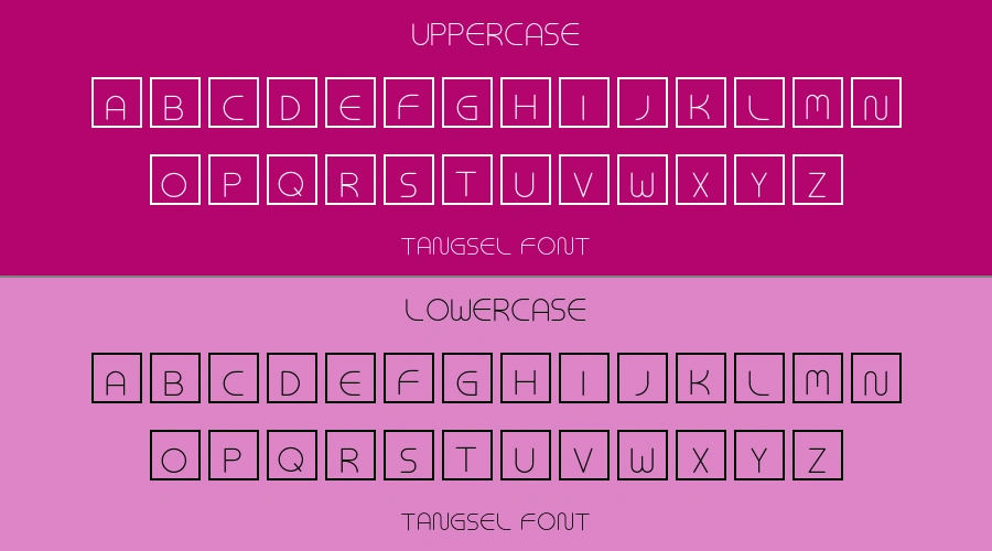 Tangsel Font Preview
