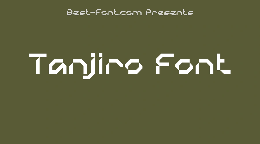 Tanjiro Font