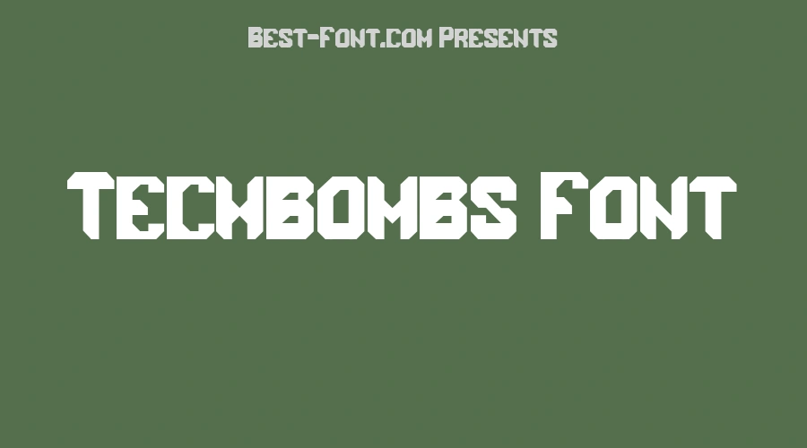 Techbombs Font
