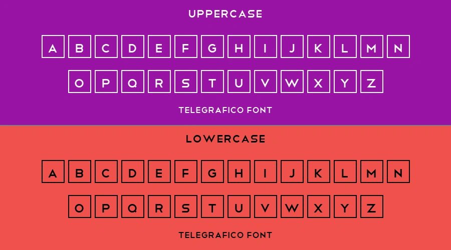Telegrafico Font Preview
