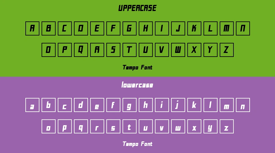 Tempo Font Preview