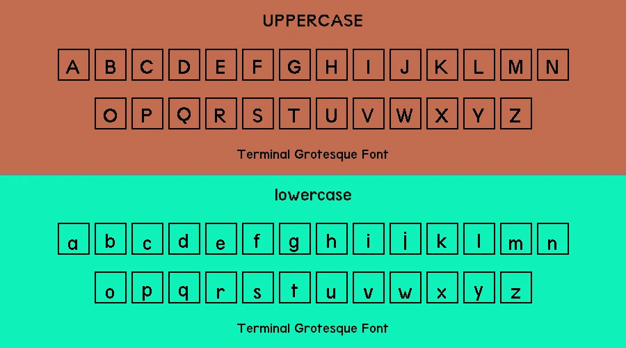 Terminal Grotesque Font Preview