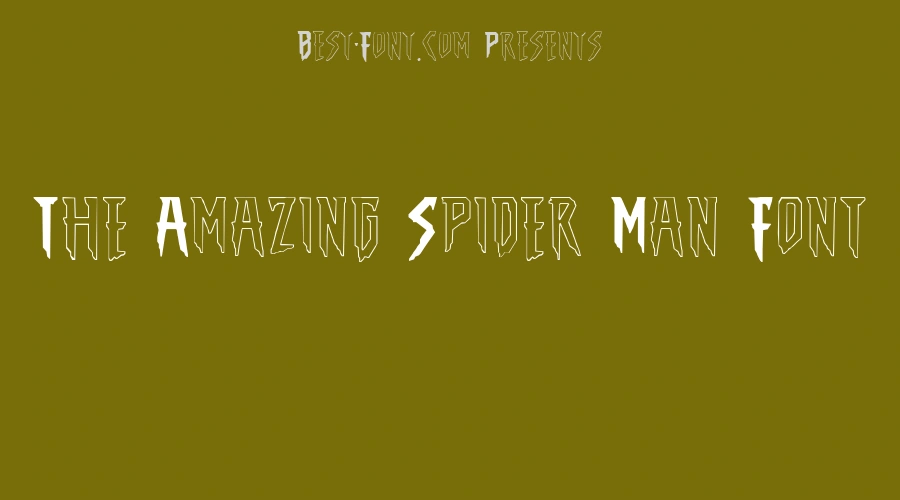 The Amazing Spider Man Font