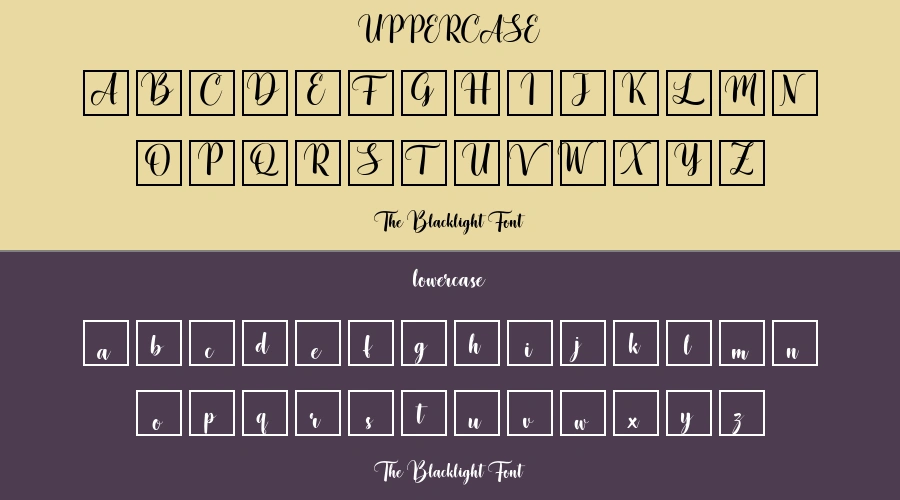 The Blacklight Font Preview