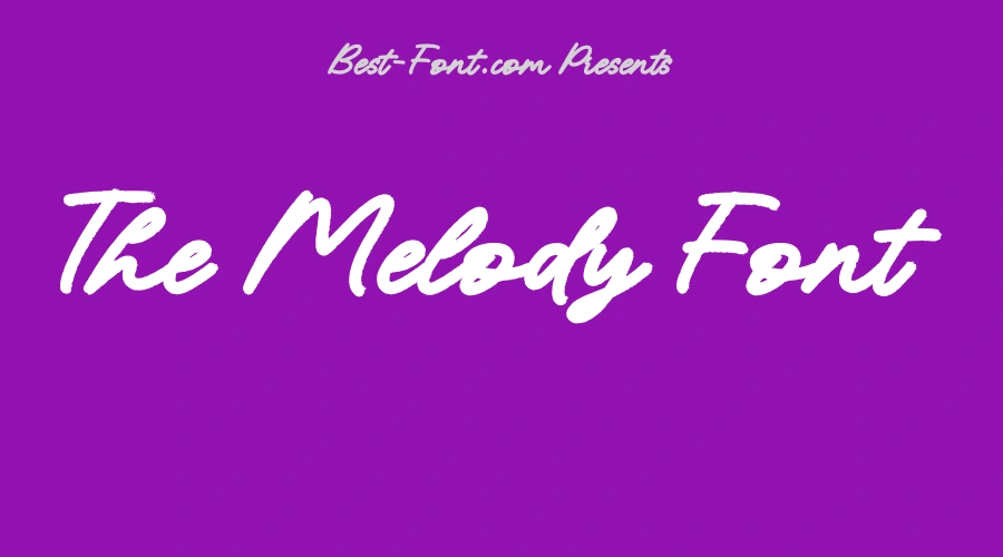 The Melody Font