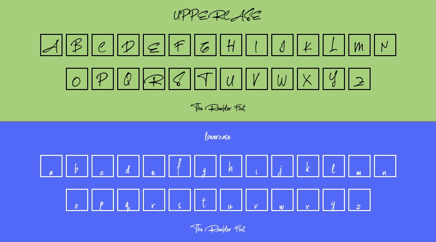 The Rambler Font Preview