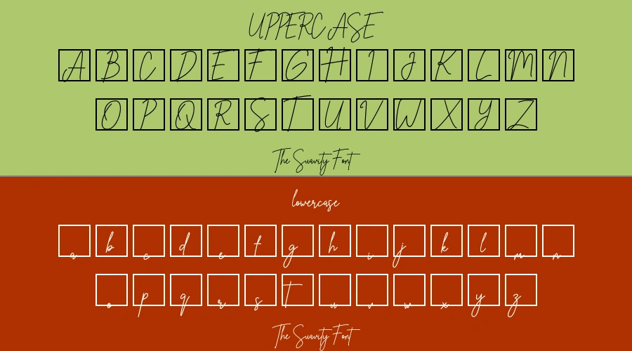 The Suavity Font Preview