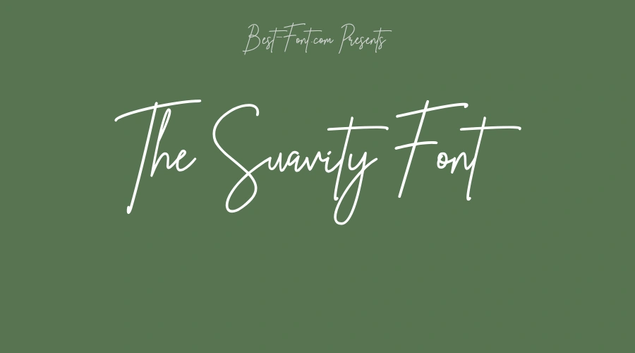 The Suavity Font