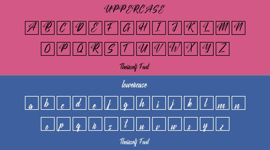 Theirself Font Preview