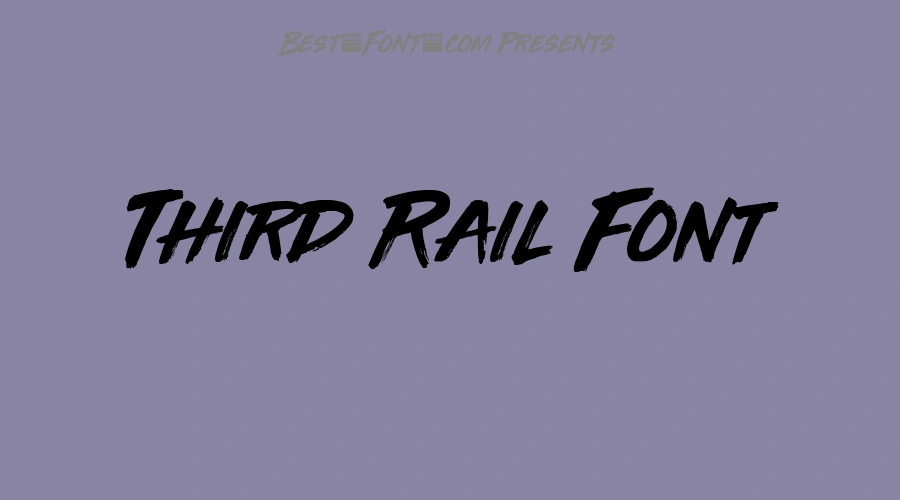 Third Rail Font