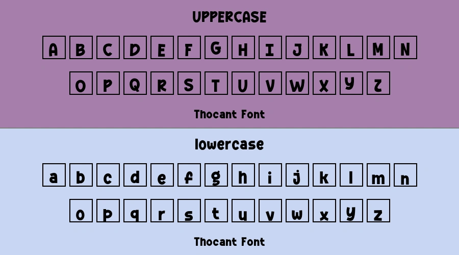Thocant Font Preview