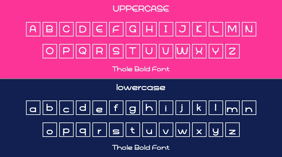 Thole Bold Font Preview