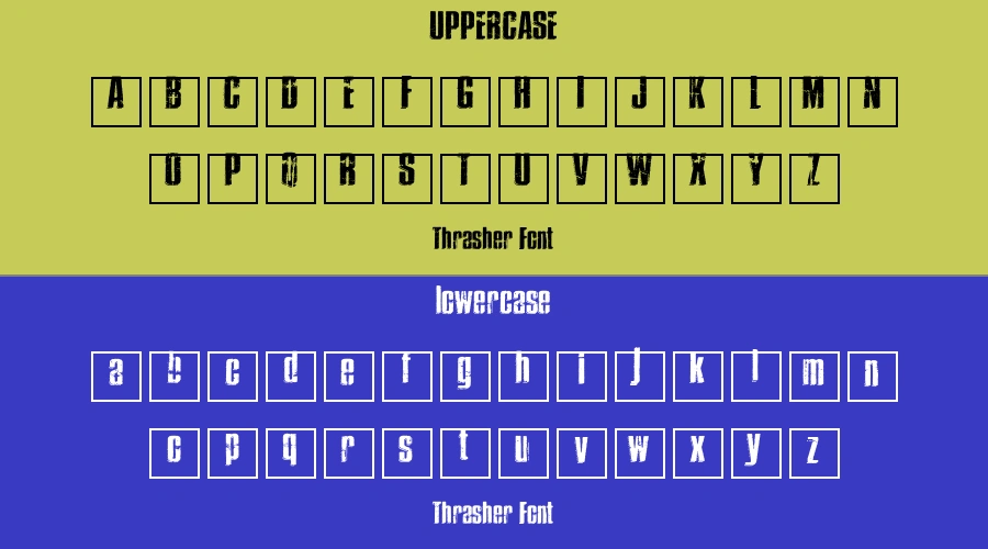 Thrasher Font Preview