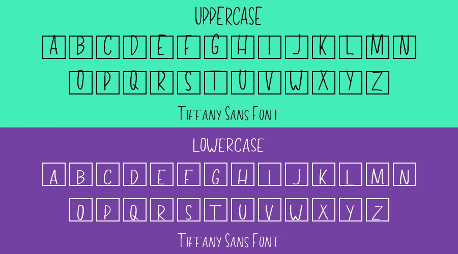 Tiffany Sans Font Preview