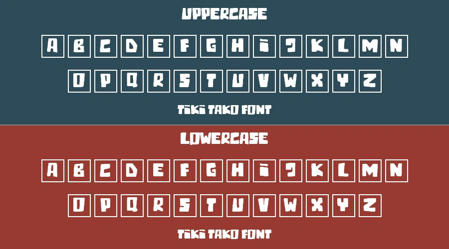 Tiki Tako Font Preview