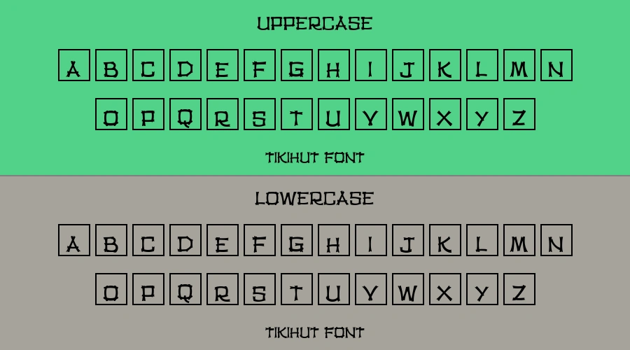TikiHut Font Preview