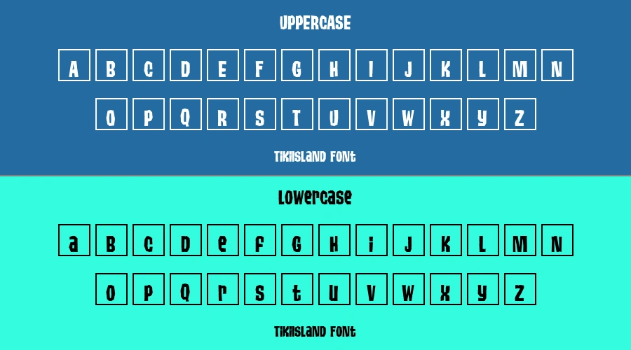 TikiIsland Font Preview