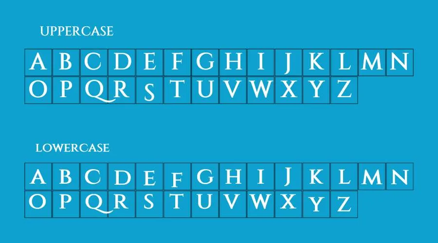 Titanic Font Preview