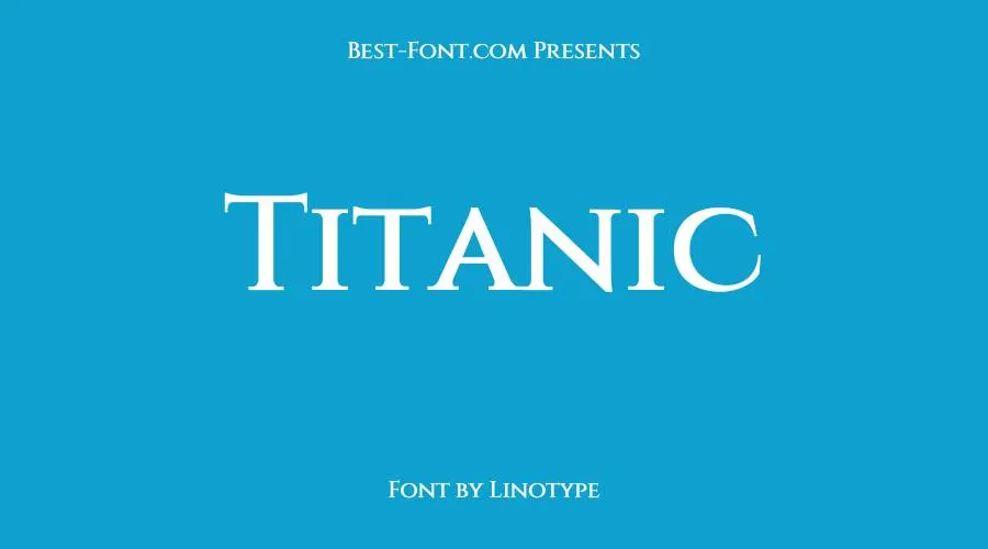 Titanic Font