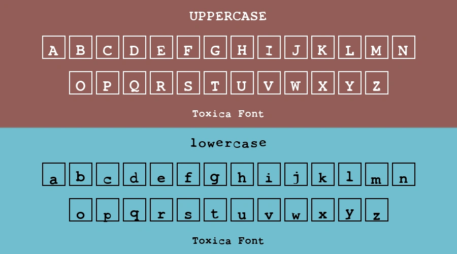 Toxica Font Preview