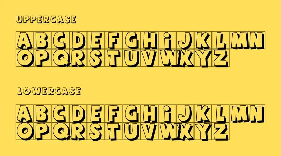 Toy Story Font Preview