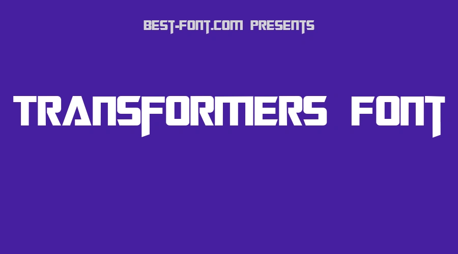 Transformers Font