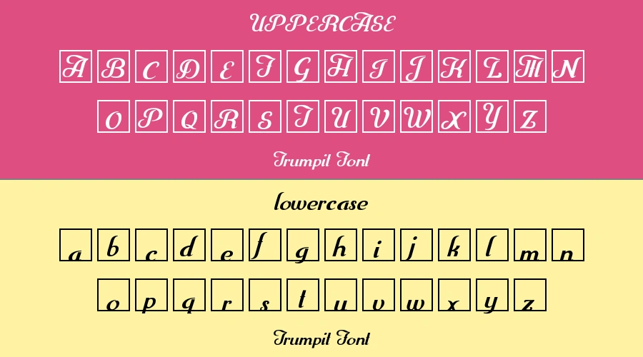 Trumpit Font Preview