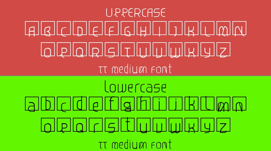 TT Medium Font Preview