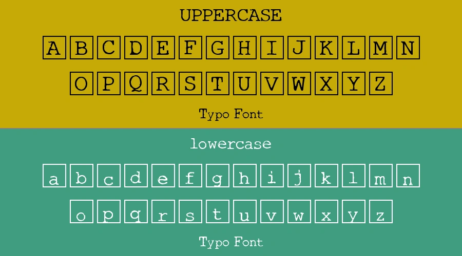 Typo Font Preview
