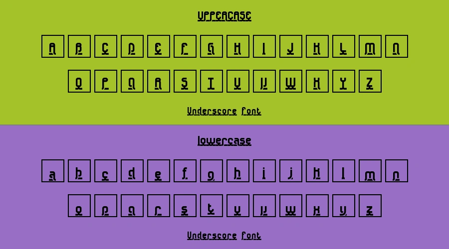 Underscore Font Preview