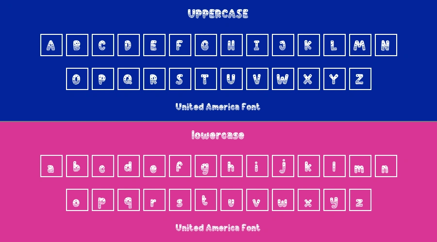 United America Font Preview