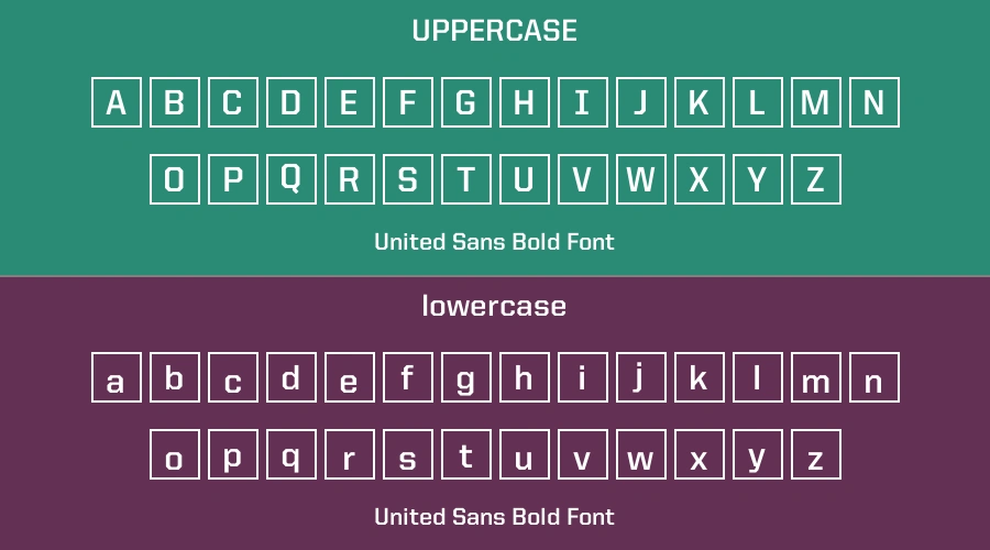 United Sans Bold Font Preview