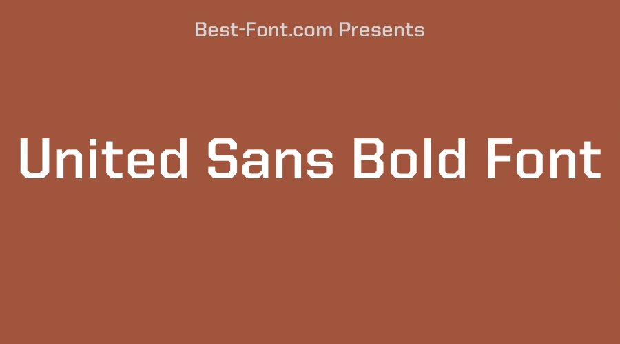 United Sans Bold Font