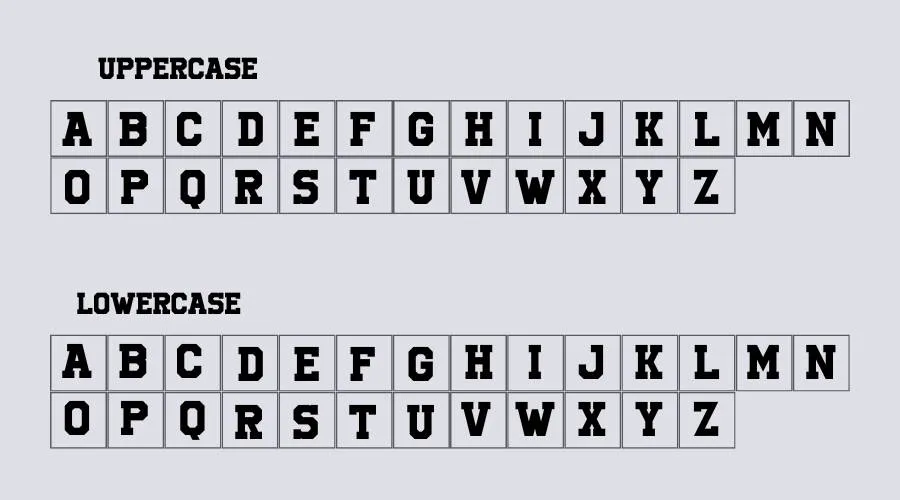 University Font Preview