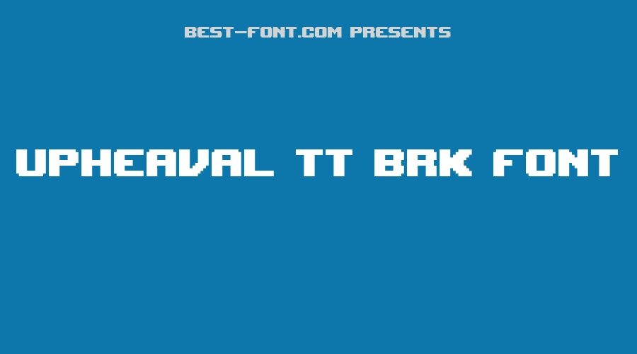 Upheaval Tt Brk Font