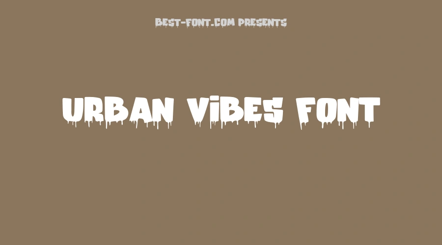 Urban Vibes Font