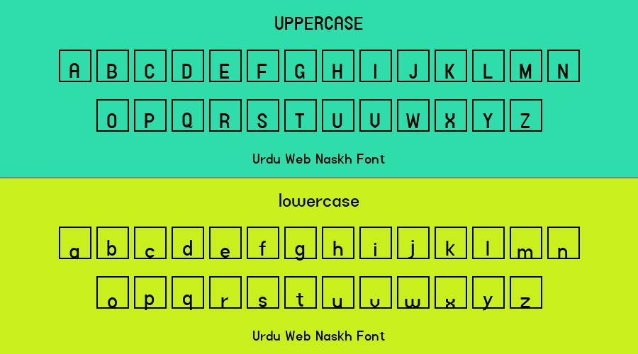 Urdu Web Naskh Font Preview