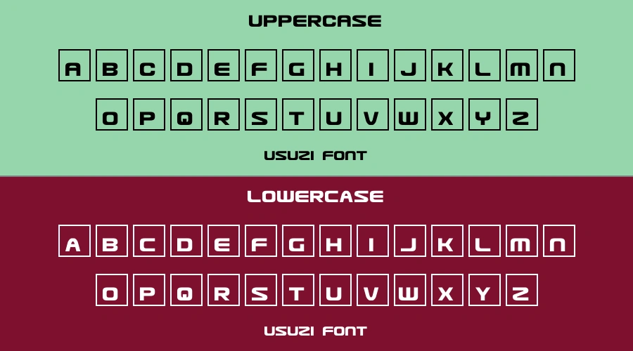 Usuzi Font Preview