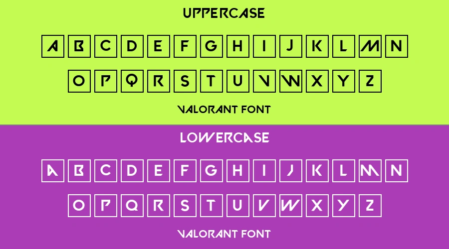 VALORANT Font Preview
