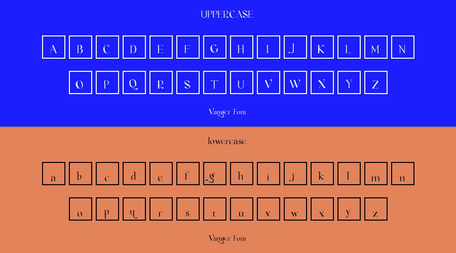 Vanger Font Preview